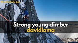 David achieved pioneering achievements in the alpine climbing [upl. by Beutler]