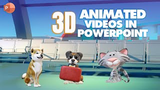 How To Create 3D Animated Videos With PowerPoint [upl. by Bessie]