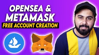 How to Create OpenSea NFT Account amp Connect to MetaMask FOR FREE [upl. by Ibbetson303]