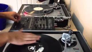 Scratching  ATLP120 Turntable [upl. by Gabrielli]