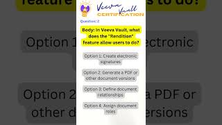 Unlock Your Veeva Vault Certification 30 Practice Questions to Master the Exam 2 [upl. by Wes]