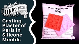 Casting Plaster of Paris in Silicone Moulds [upl. by Cusick]