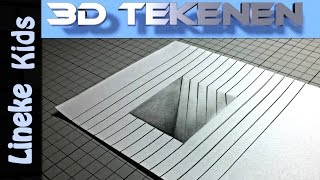 3D LUIK tekenen voor beginners [upl. by Warila]