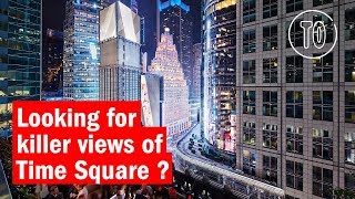 Rooftop Bar in Times Square with InstagramWorthy Cocktails [upl. by Nywde]