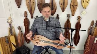 TwoMinute Dulcimer Lesson  Different Arranging Styles Combined [upl. by Roswald783]