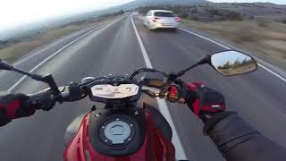 Yamaha MT07 Akrapovic No DBKiller GoPro [upl. by Hayila]