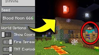 CURSED BLOOD MOON SEED in Minecraft How to Summon the SECRET RED MOON [upl. by Trueman104]