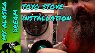 How to install a toyostove on an off grid homestead [upl. by Douglas]