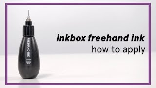 inkbox Freehand Ink  How To Apply [upl. by Birkner784]