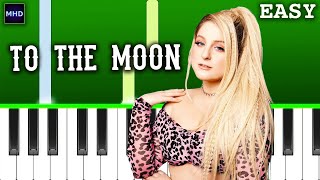 Meghan Trainor  To The Moon Piano Tutorial [upl. by Akemak]