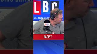 Caller brands Nigel Farage a stupid racist  LBC [upl. by Enyrehtak829]