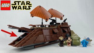 Toller Innenraum 👍  LEGO Star Wars Jabba´s Sail Barge Set 75020 Review [upl. by Eynaffit]