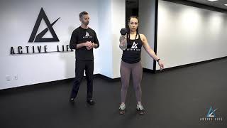 1 Arm Push Press [upl. by Irpak]