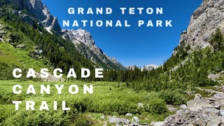 CASCADE CANYON TRAIL  Grand Teton National Park  Hidden Falls  Jenny Lake Boat Ride [upl. by Nanny]