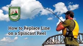 Replacing Fishing Line on a Spincast Reel [upl. by Chrisoula]