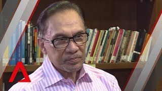 Exclusive Anwar Ibrahim says Najib Razaks fall from grace quotkarmaquot [upl. by Hgielime]