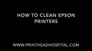 How to clean Epson Printers [upl. by Aerdnu61]