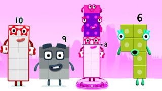 Numberblocks Learning Academy 116  Numberblocks 10 9 6  Numberblocks Magic Run Numberblocks Game [upl. by Edlitam]