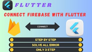 How to connect flutter with firebase  STEP BY STEP  Flutter amp Firebase Integration Tutorial [upl. by Brendis]