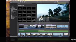 New iMovie 100 Audio Tutorial Mavericks [upl. by Jaquiss]