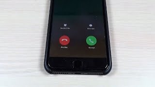 iPhone 8 Plus 2017 Incoming Call  Opening Default [upl. by Nyral]