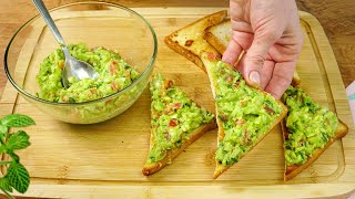 So eine leckere Avocado hast du noch nie gegessen Vorspeisen Rezept in 10 Minuten Frühstück [upl. by Hcirdla761]