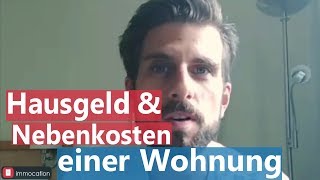 Nebenkosten Wohnung  Hausgeld So gehst du damit um beim Wohnungskauf Wohngeld Betriebskosten [upl. by Egdirdle222]