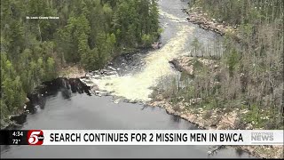 2 missing in BWCA after canoes go over Curtain Falls [upl. by Anayt]