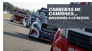 Carreras de CAMIONES diversión a lo BESTIA [upl. by Adnal698]