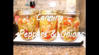 Canning Peppers and Onions [upl. by Robin]