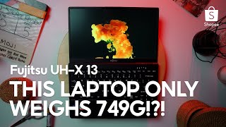 Shopee Review  Fujitsu UHX 13  Lightest laptop [upl. by Jeffers]