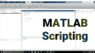 MATLAB SCRIPTING  1  Introduction To MATLAB Scripting [upl. by Senskell]