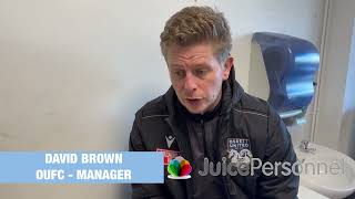 Manager Interview Grantham Town 2  1 OUFC  NPL 300324 [upl. by Nacnud971]