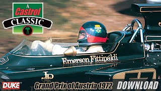 Formula One  1972 Austrian Grand Prix [upl. by Berty625]