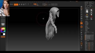 ZBrush Braid Tutorial [upl. by Esital]