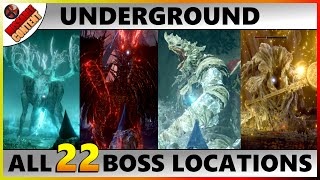 ELDEN RING All Underground Boss Locations Siofra Ainsel River Deeproot Depths amp Mohgwyn Bosses [upl. by Uhej167]