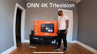 ONN 50in 4K TV unboxing [upl. by Fairleigh]