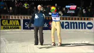 World Record Ski Jump 2465m  Johan Remen Evensen Vikersund [upl. by Toole]