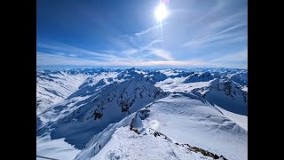 Skitour Wildspitze  Route vom Pitztaler Gletscher [upl. by Thoer]