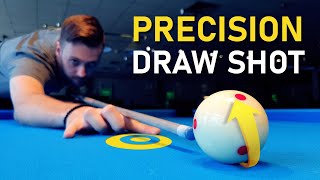 Pool Lesson  How To Draw The Cue Ball Exactly To A Point [upl. by Tews]