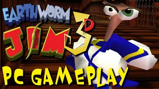 Earthworm Jim 3D 1999  PC Gameplay [upl. by Euqinomad]