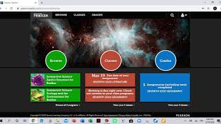 Pearson Realize Tutorial 2020 Version [upl. by Dyane947]