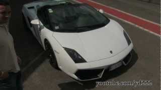 Lamborghini Gallardo LP5502 Spyder on the track at SpaFrancorchamps [upl. by Eseila]