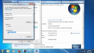 How to Setup Workgroup for Windows 7 Vista amp XP [upl. by Feodore]