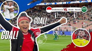 MERINDING KETEMU MAARTEN PAES FITRI CARLINA NONTON LANGSUNG TIMNAS VS ARAB SAUDI [upl. by Omlesna817]