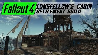 Fallout 4 Settlement Build  Longfellows Cabin Far Harbor [upl. by Sucramaj]