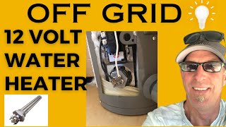 Best Install 12v DC Off grid hot water heater in Van or RV Solar Compatible DYI Convert RV to 12V [upl. by Frans]