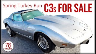 Nine C3 Corvettes FOR SALE with PRICES [upl. by Julide]