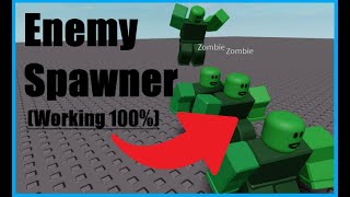 How to Make A Enemy Spawner In Roblox Studio [upl. by Naitsihc]