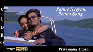 Penne Neeyum Penna  Priyamana Thozhi Tamil Movie Video Song 4K UHD Bluray amp Dolby Digital Sound 51 [upl. by Eduj]